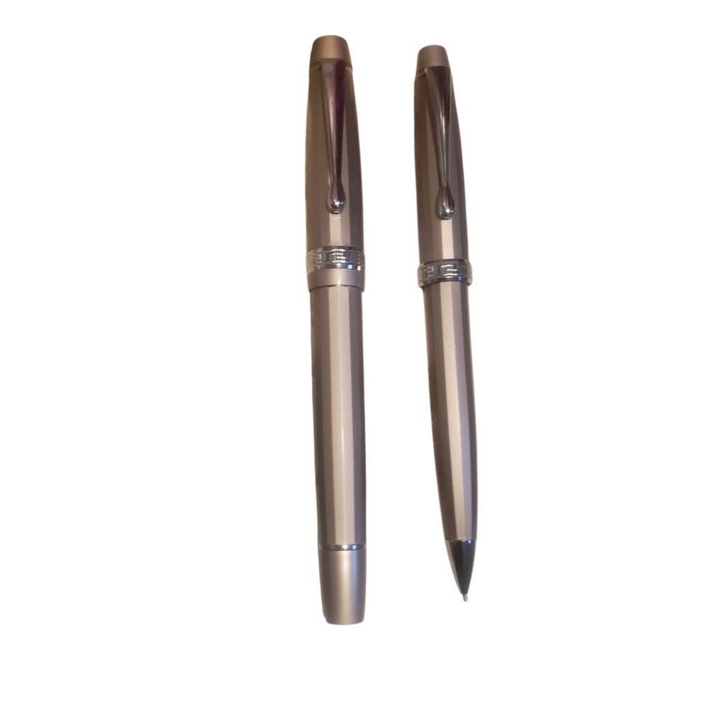 Cross Champagne Rollerball Pen & Pencil Set w/ Case #1840751 Mont Blanc Refills - Picture 3 of 7